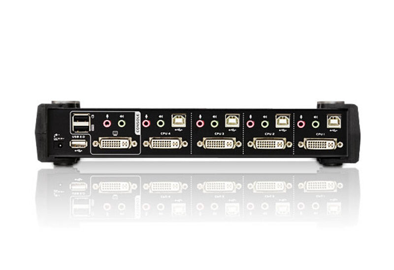 ATEN CS1764A-AT-E KVM switch Black