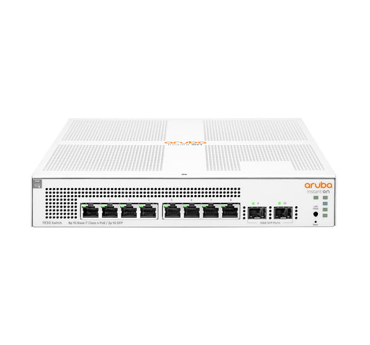 HPE Aruba Networking Aruba Instant On 1930 network switch, Managed, 8-port, Power over Ethernet (PoE), white