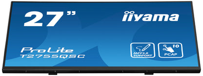 iiyama ProLite T2755QSC-B1 computer monitor 68.6 cm (27") 2560 x 1440 pixels Quad HD LCD Touchscreen Black