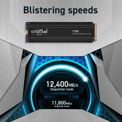 Crucial T700 2 TB M.2 PCI Express 5.0 NVMe