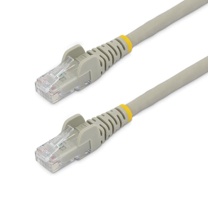 StarTech.com 5m CAT6 Ethernet Cable - LSZH (Low Smoke Zero Halogen) - 10 Gigabit 250Mhz 100W PoE RJ45 10GbE UTP Network Patch Cord Snagless with Strain Relief - Grey, CAT 6, ETL Verified, 24AWG