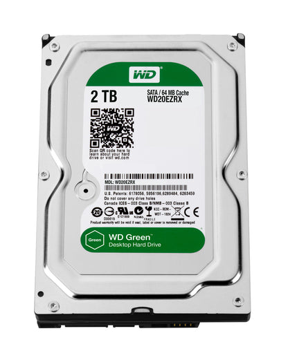 Western Digital Caviar Green 2TB internal hard drive Variable 64 MB 3.5" Serial ATA III
