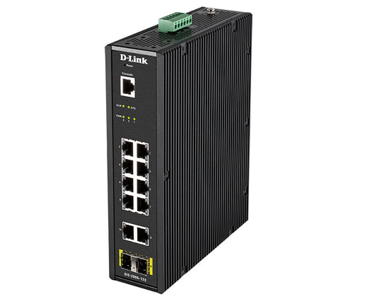 D-Link DIS-200G-12S network switch Managed L2 Gigabit Ethernet (10/100/1000) Black