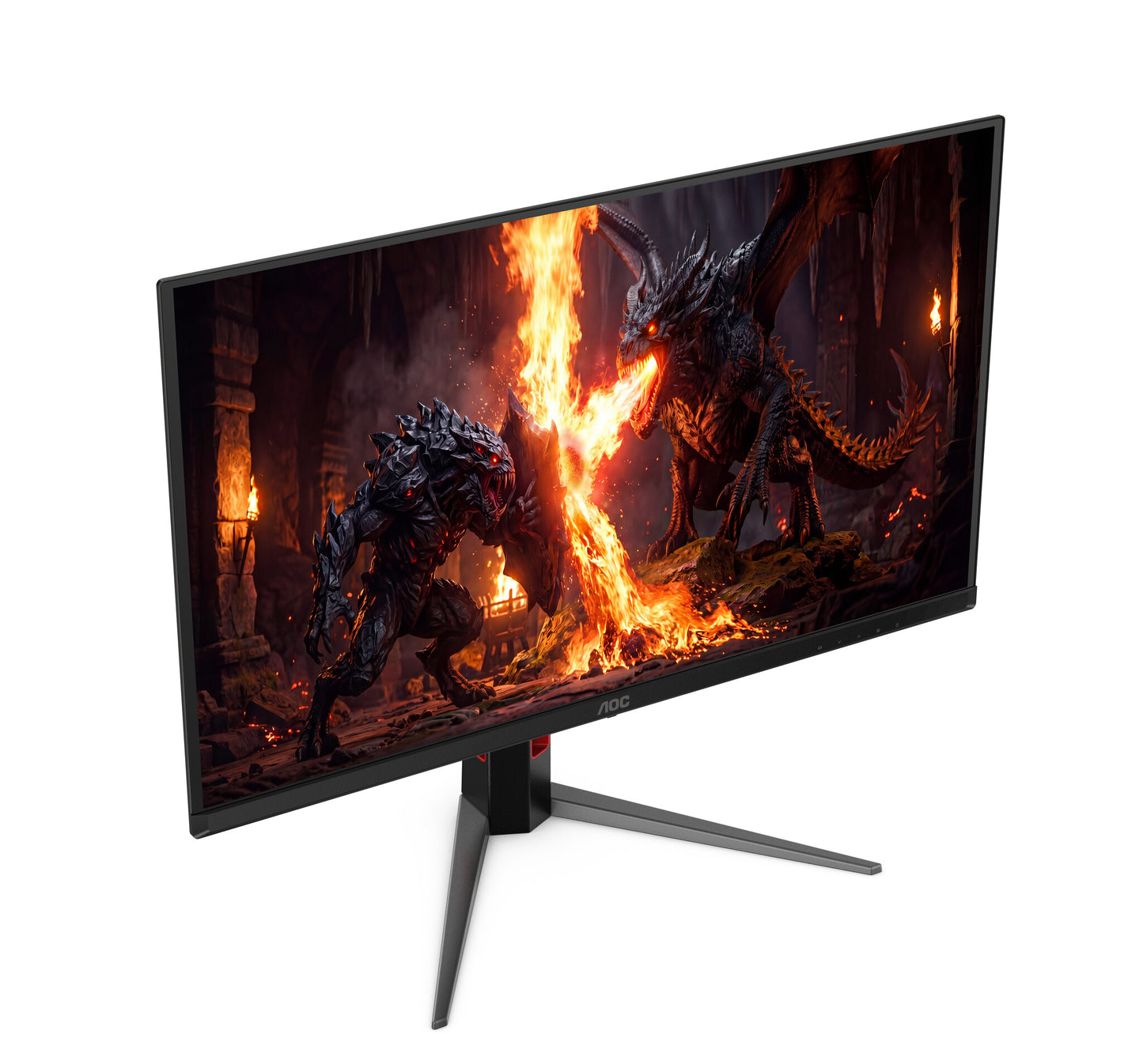 AOC G4 Q27G4ZD computer monitor 67.3 cm (26.5") 2560 x 1440 pixels Quad HD QD-OLED Black, Red