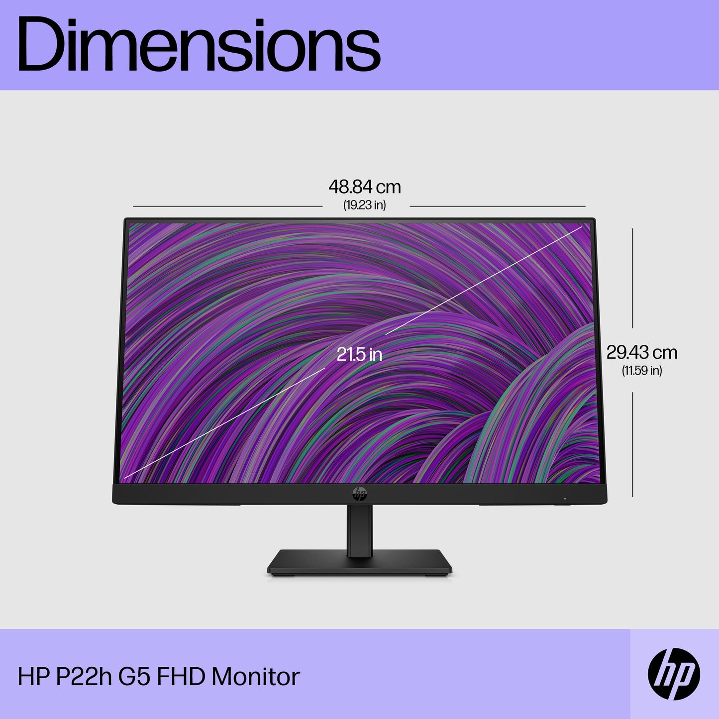 HP P22h G5 FHD Monitor