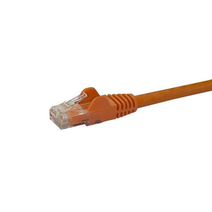 StarTech.com 7m CAT6 Ethernet Cable - Orange CAT 6 Gigabit Ethernet Wire -250MHz 100W PoE RJ45 UTP Network/Patch Cord Snagless w/Strain Relief Individually Tested