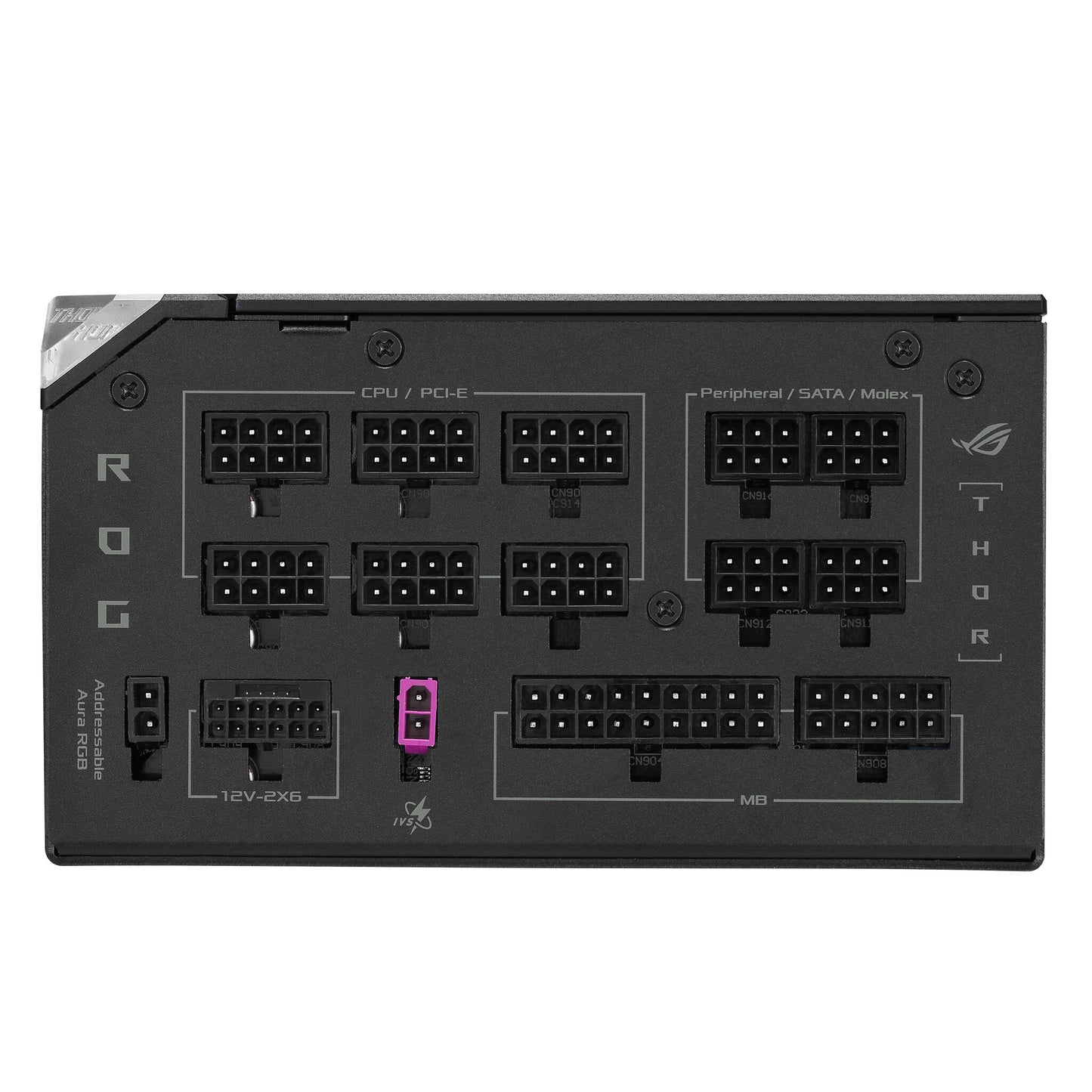 ASUS ROG -THOR-1200P3-GAMING power supply unit 1200 W 20+4 pin ATX ATX Black
