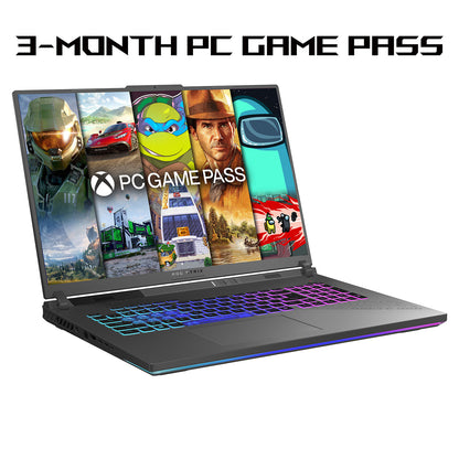 ASUS ROG Strix G18 G814PP-S9018W AMD Ryzen™ 9 7940HX Laptop 45.7 cm (18") WQXGA 32 GB DDR5-SDRAM 1 TB SSD NVIDIA GeForce RTX 5070 Wi-Fi 6E (802.11ax) Windows 11 Home Black, Grey