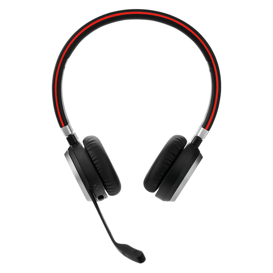 Jabra Evolve 65 SE - UC Stereo with Charging Stand headset, Head-band, Wireless connection, Office/Call center