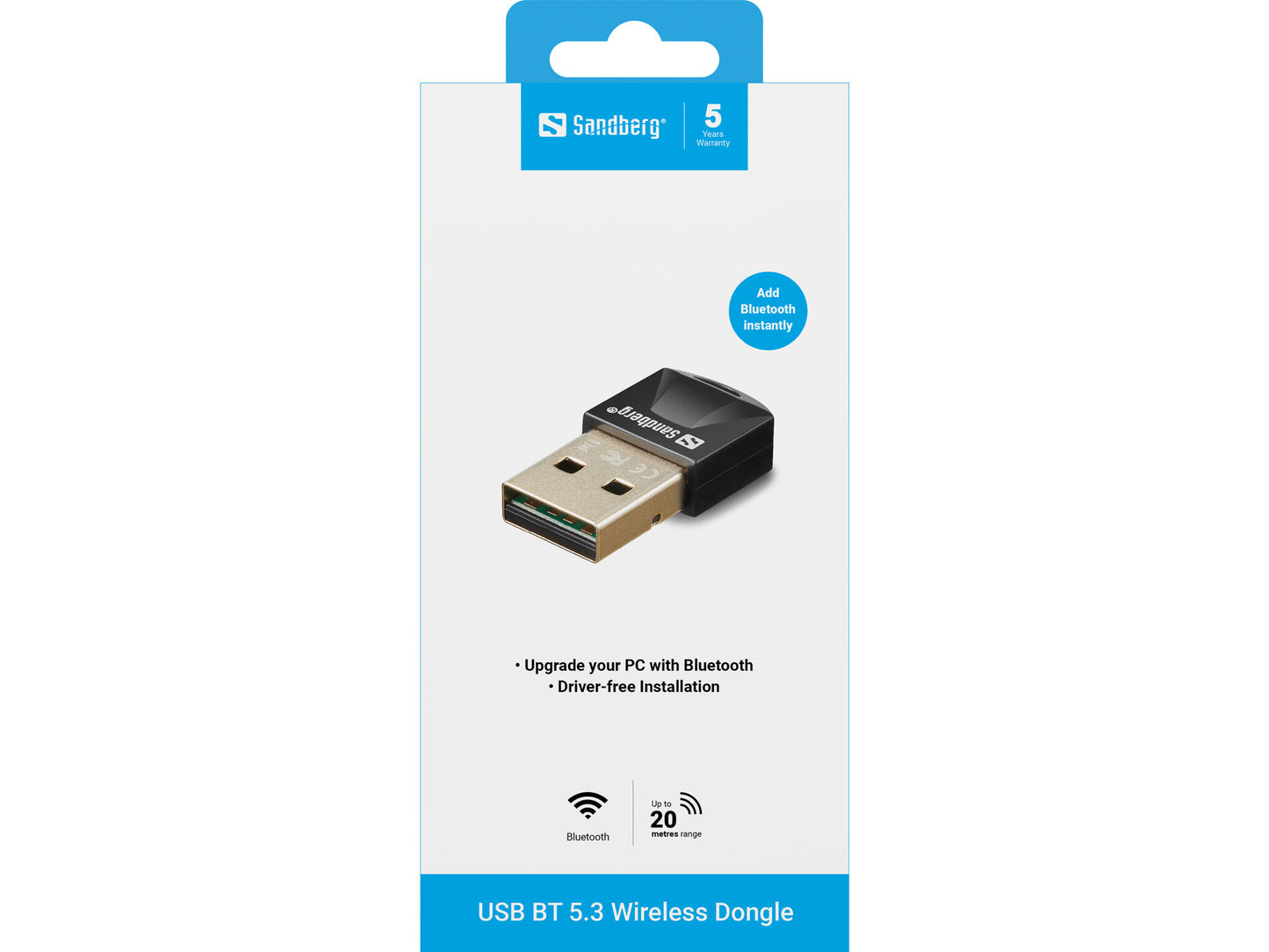 Sandberg USB BT 5.3 Wireless Dongle