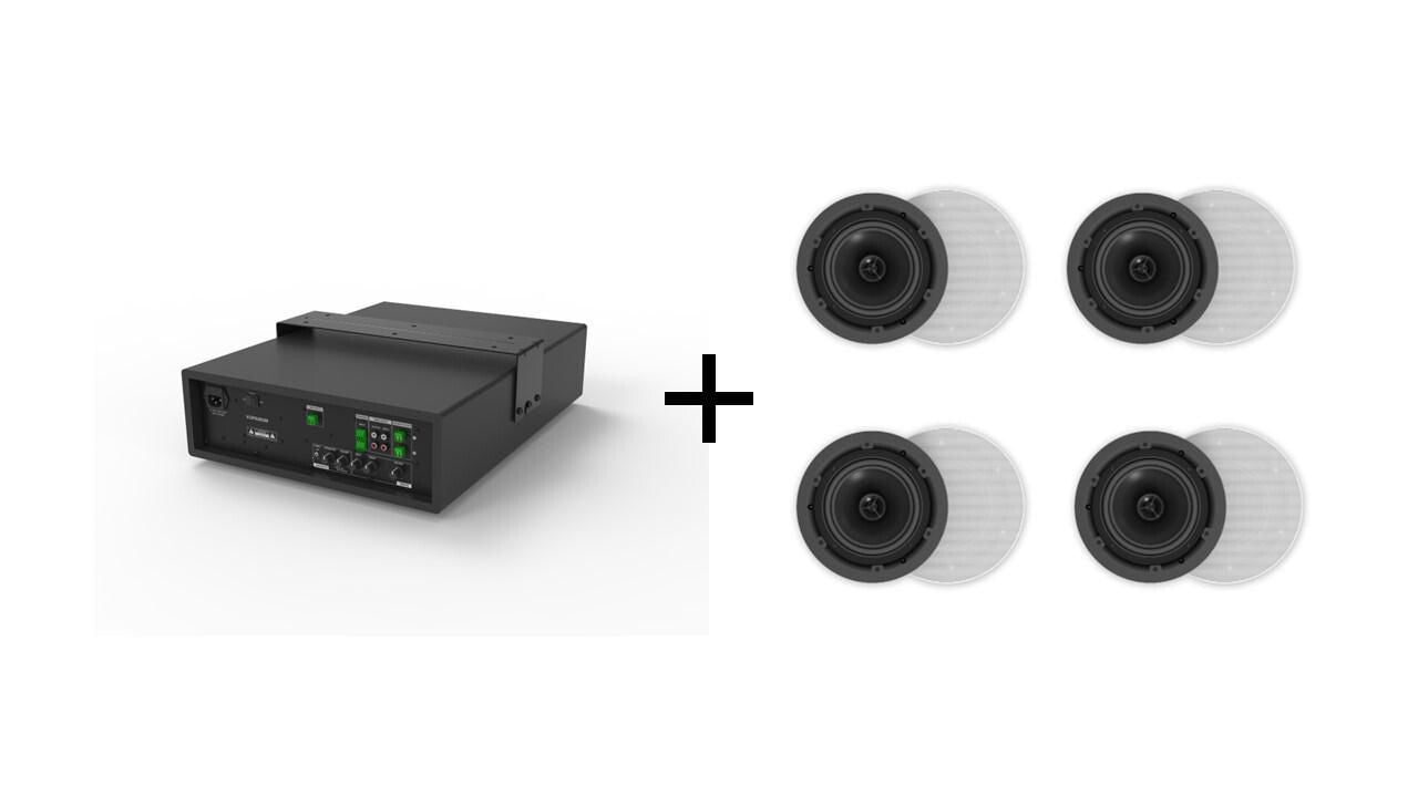 Vivolink AUDIOPACK4 loudspeaker Black Wired 110 W