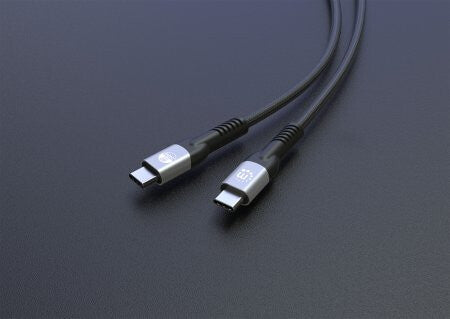 Manhattan Fast USB-C to USB-C Cable (240W), 1m, 240W Laptop Charging + High-Speed Data & Video, Works with ALL Laptops (Note additional USB-C 240W wall charger needed), 40 Gbps Ultra-Fast Transfers, Black, 3 year Warranty