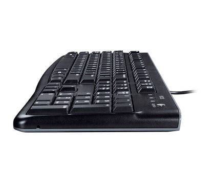 Logitech Desktop MK120 keyboard Mouse included Universal USB QWERTZ German Black