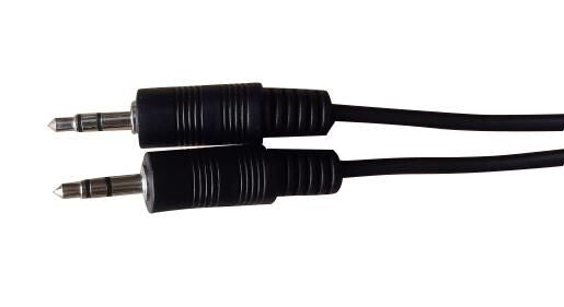 Microconnect AUDLL1 audio cable 1 m 3.5mm Black