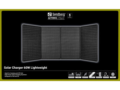 Sandberg Solar Charger 60W Lightweight