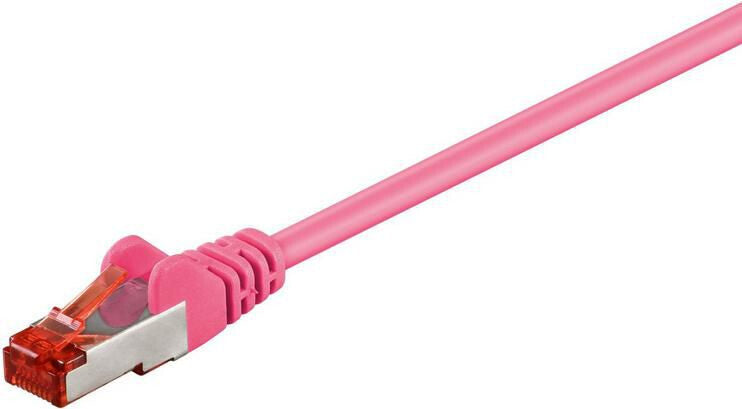 Microconnect SSTP602PI networking cable Pink 2 m Cat6 S/FTP (S-STP) Round