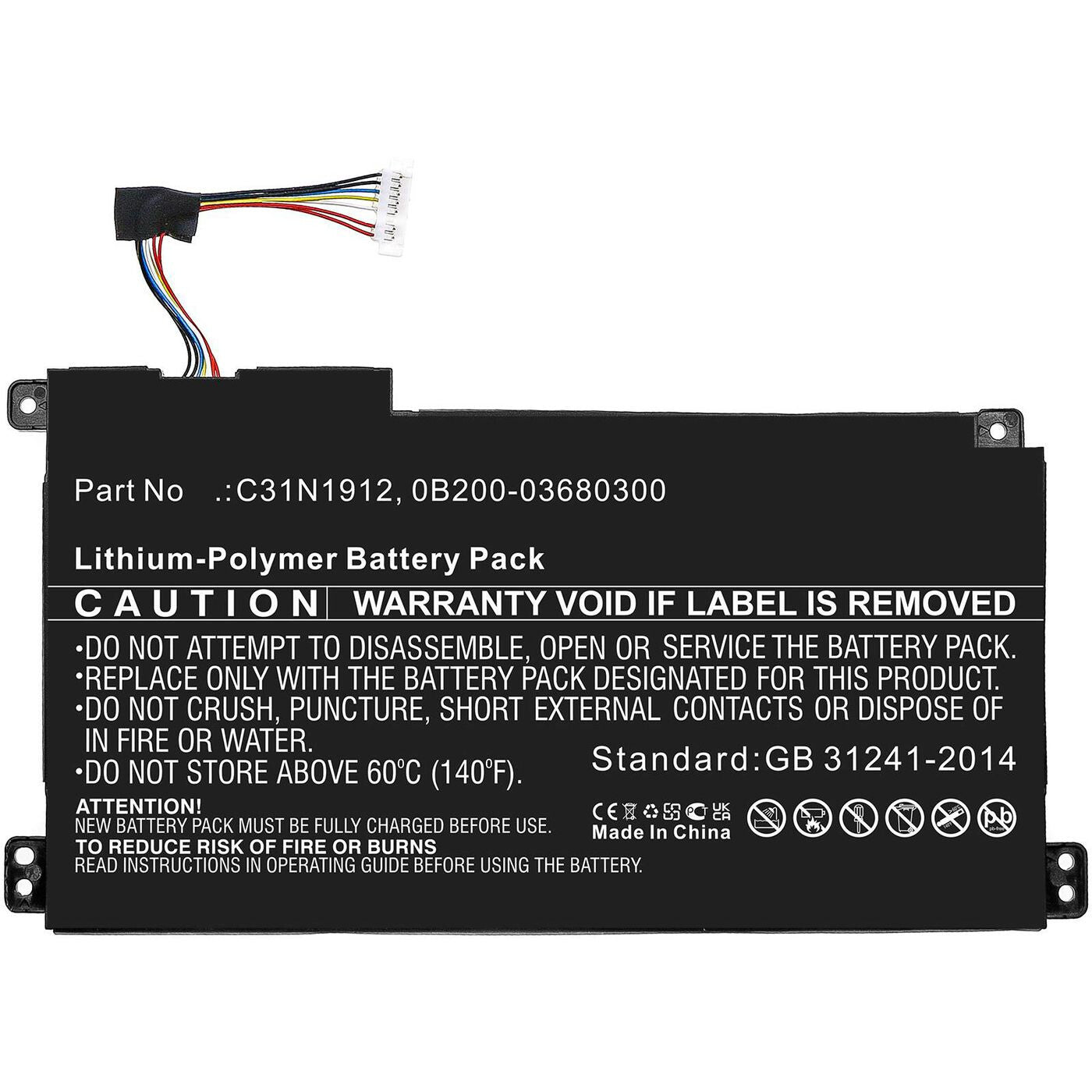 CoreParts MBXAS-BA0312 laptop spare part Battery