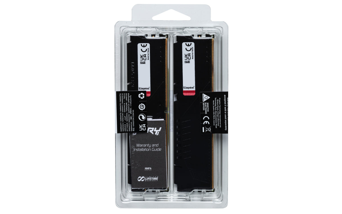 Kingston Technology FURY Beast 32GB 6000MT/s DDR5 CL30 DIMM (Kit of 2) Black EXPO