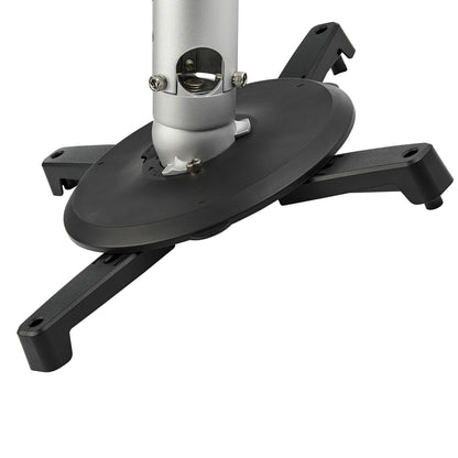 StarTech.com Universal Ceiling Projector Mount - Heavy Duty Height Adjustable/Extendable Pole Mount 5-22.7" from Ceiling - 33lb (15kg) - Tilt/Rotate - Hanging Projector Mount w/ Bracket - TAA