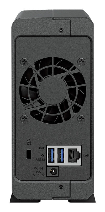Synology DiskStation DS124 + 1 x HAT3300 4TB NAS Desktop Realtek RTD1619B 1 GB DDR4 HDD DiskStation Manager Black