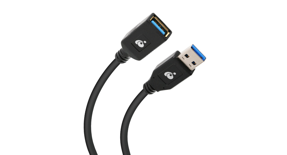 iogear G2LU3AMF USB cable USB 3.2 Gen 1 (3.1 Gen 1) 0.3 m USB A Black