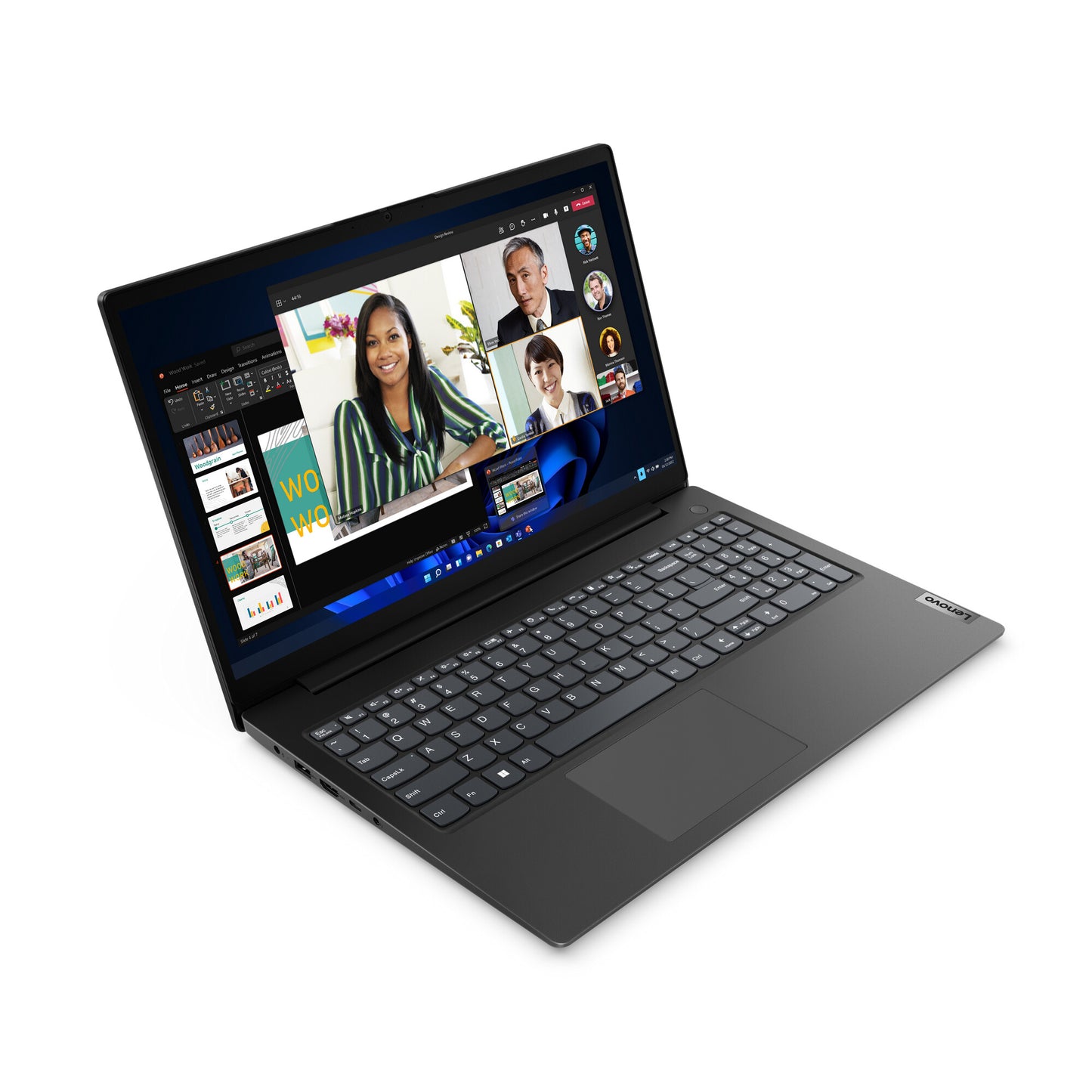 Lenovo V15 G4 AMN AMD Ryzen™ 5 7520U Laptop 39.6 cm (15.6") Full HD 16 GB LPDDR5-SDRAM 256 GB SSD Wi-Fi 6 (802.11ax) Windows 11 Pro Black UK English