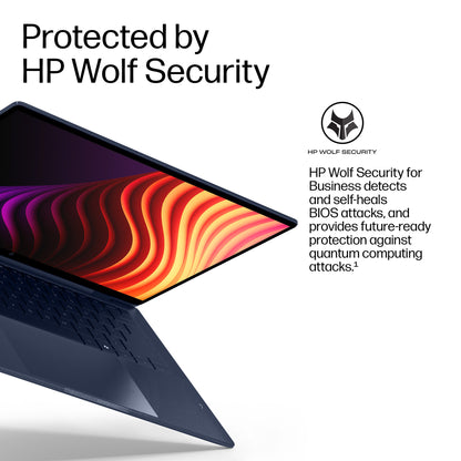 HP EliteBook X G2i 14 inch Notebook Next Gen AI PC Wolf Pro Security Edition Copilot+ PC Intel Core Ultra 7 356H Laptop 35.6 cm (14") 3K 32 GB LPDDR5x-SDRAM 512 GB SSD Wi-Fi 7 (802.11be) Windows 11 Pro Blue
