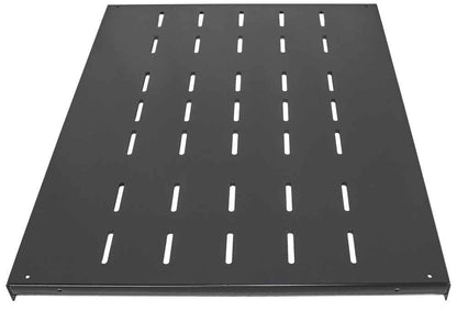 Intellinet 19" Fixed Shelf, 1U, 600mm Depth, Heavy-Duty, Max 100kg, Black