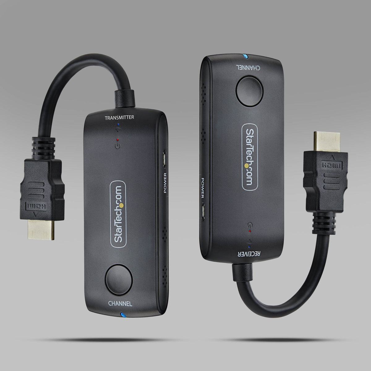 StarTech.com Wireless HDMI Extender for Meeting Rooms and Huddle Spaces, 4K 60Hz, 65ft Range, USB Powered, Plug-and-Play Transmitter and Receiver Kit