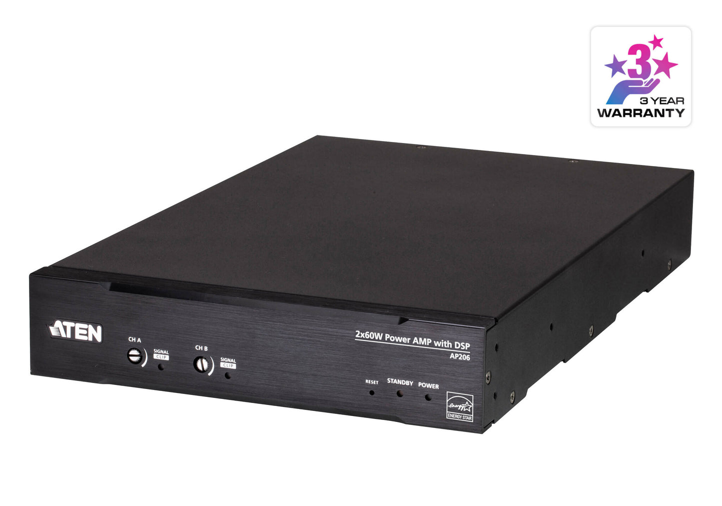 ATEN 2 x 60W Power Amplifier with DSP