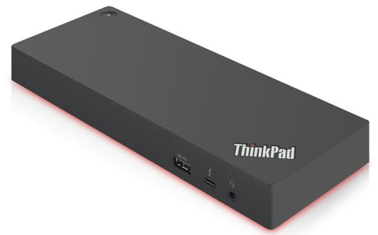 Lenovo 40AN0135IT docking station, black and red