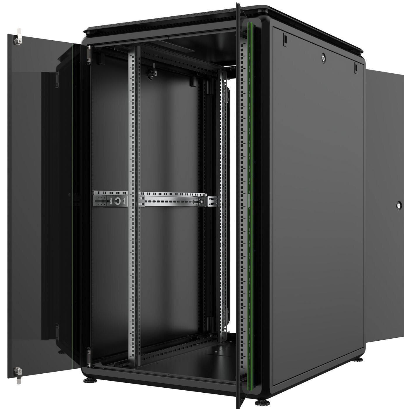 Lanview RDL26U81BL rack cabinet 26U Freestanding rack Black