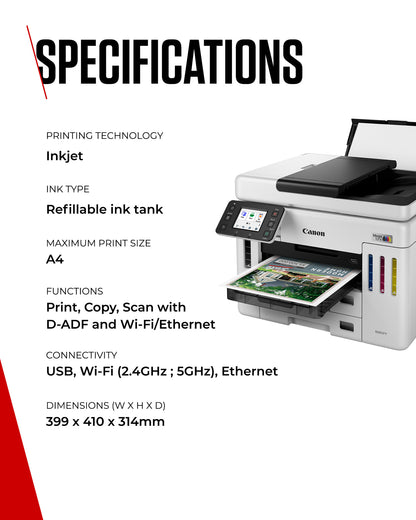 Canon MAXIFY GX7150 Inkjet A4 600 x 1200 DPI Wi-Fi