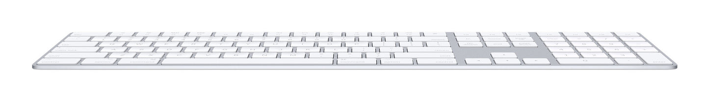 Apple Magic w/ Numeric Keypad keyboard Universal Bluetooth QWERTY Arabic Silver, White