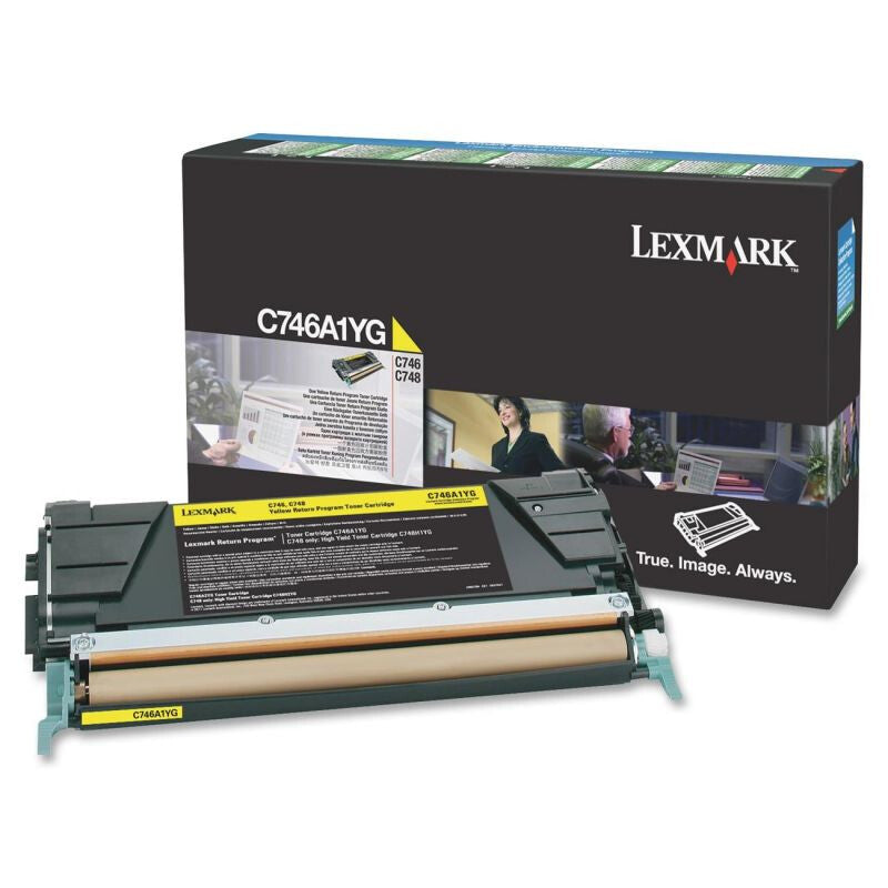 Lexmark C746A1YG toner cartridge 1 pc(s) Original Yellow