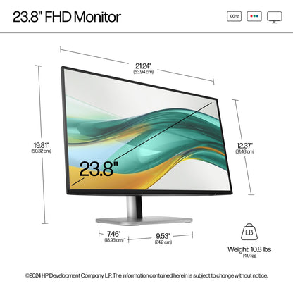 HP Series 5 Pro 23.8 inch FHD Monitor - 524pf