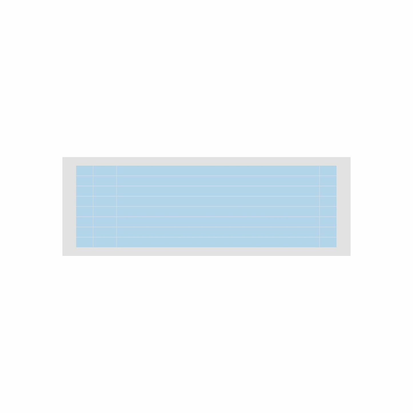 DICOTA D30194 self-adhesive label Rectangle Transparent