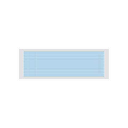 DICOTA D30194 self-adhesive label Rectangle Transparent
