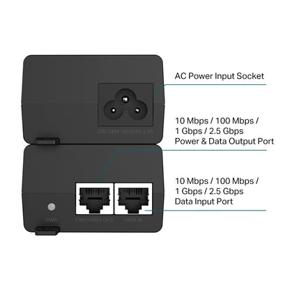 TP-Link Omada 2.5G PoE+ Injector Adapter