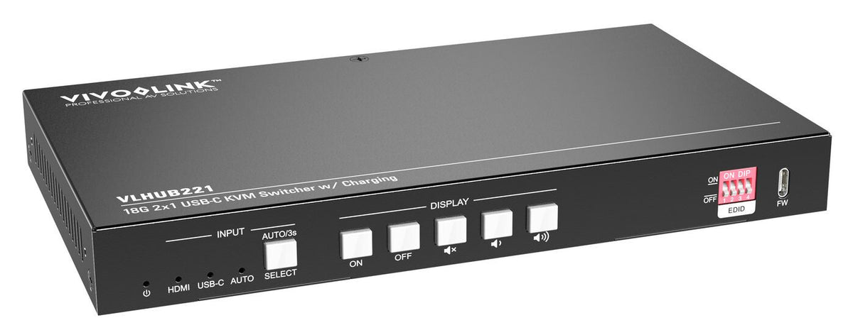 Vivolink VLHUB221 USB graphics adapter 3840 x 2160 pixels Black