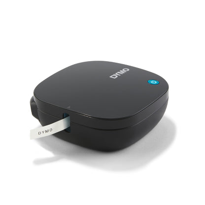 DYMO LetraTag 200B Bluetooth Label Maker | Compact Label Printer | Connects Through Bluetooth Wireless Technology to iOS and Android | Includes 1 White Paper Label Tape | Black