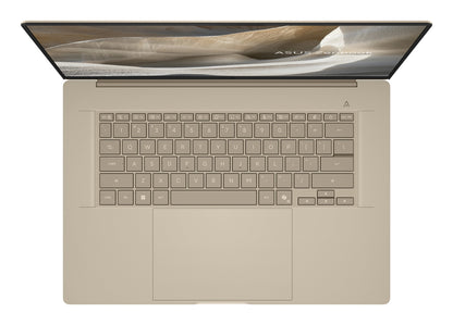 ASUS Zenbook A16 UX3607OA-SQ005W Copilot+ PC Snapdragon X2E-94-100 Laptop 40.6 cm (16") 3K 48 GB LPDDR5x-SDRAM 1 TB SSD Wi-Fi 7 (802.11be) Windows 11 Home Beige