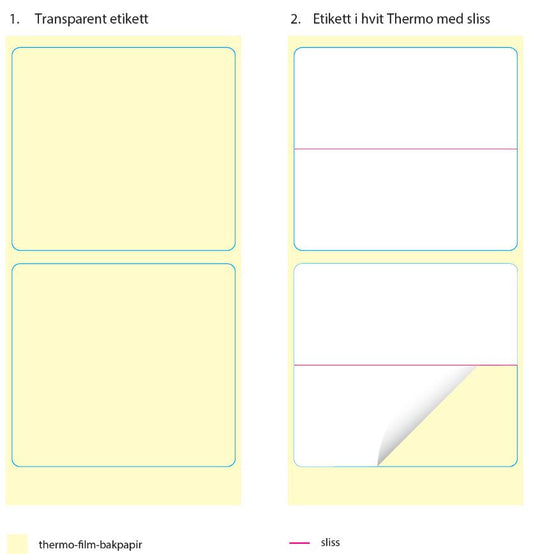 Capture CA-47011-AA-1 printer label White