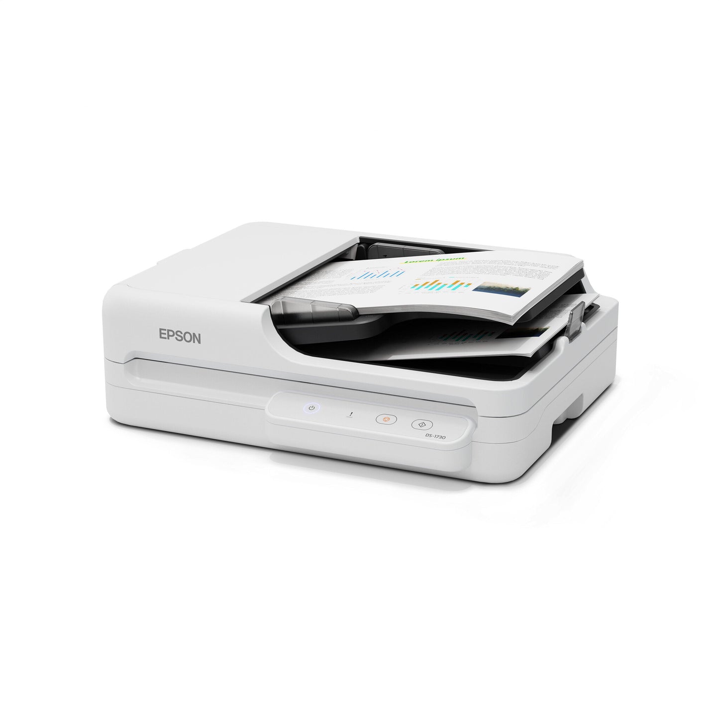 Epson WorkForce DS-1730 Flatbed & ADF scanner 1200 x 1200 DPI A4 Black, White
