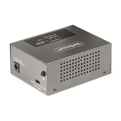 StarTech.com 4-Port Multi-Gigabit PoE++ Injector, 5/2.5/1G Ethernet (NBASE-T), PoE/PoE+/PoE++ (802.3af/802.3at/802.3bt), 160Watts Power Budget, Wall/DIN Rail Mountable, Unmanaged - TAA