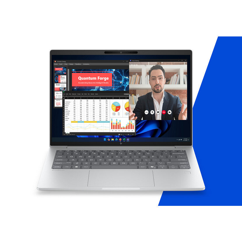 HP EliteBook 6 G2q 14 Next Gen AI Copilot+ PC Snapdragon X2P-64-100 Laptop 35.6 cm (14") WUXGA 16 GB LPDDR5x-SDRAM 512 GB SSD Wi-Fi 7 (802.11be) Windows 11 Pro Silver