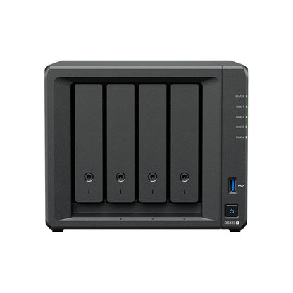 Synology DiskStation DS423+ NAS Desktop Intel® Celeron® J4125 2 GB DDR4 24 TB HDD DiskStation Manager Black