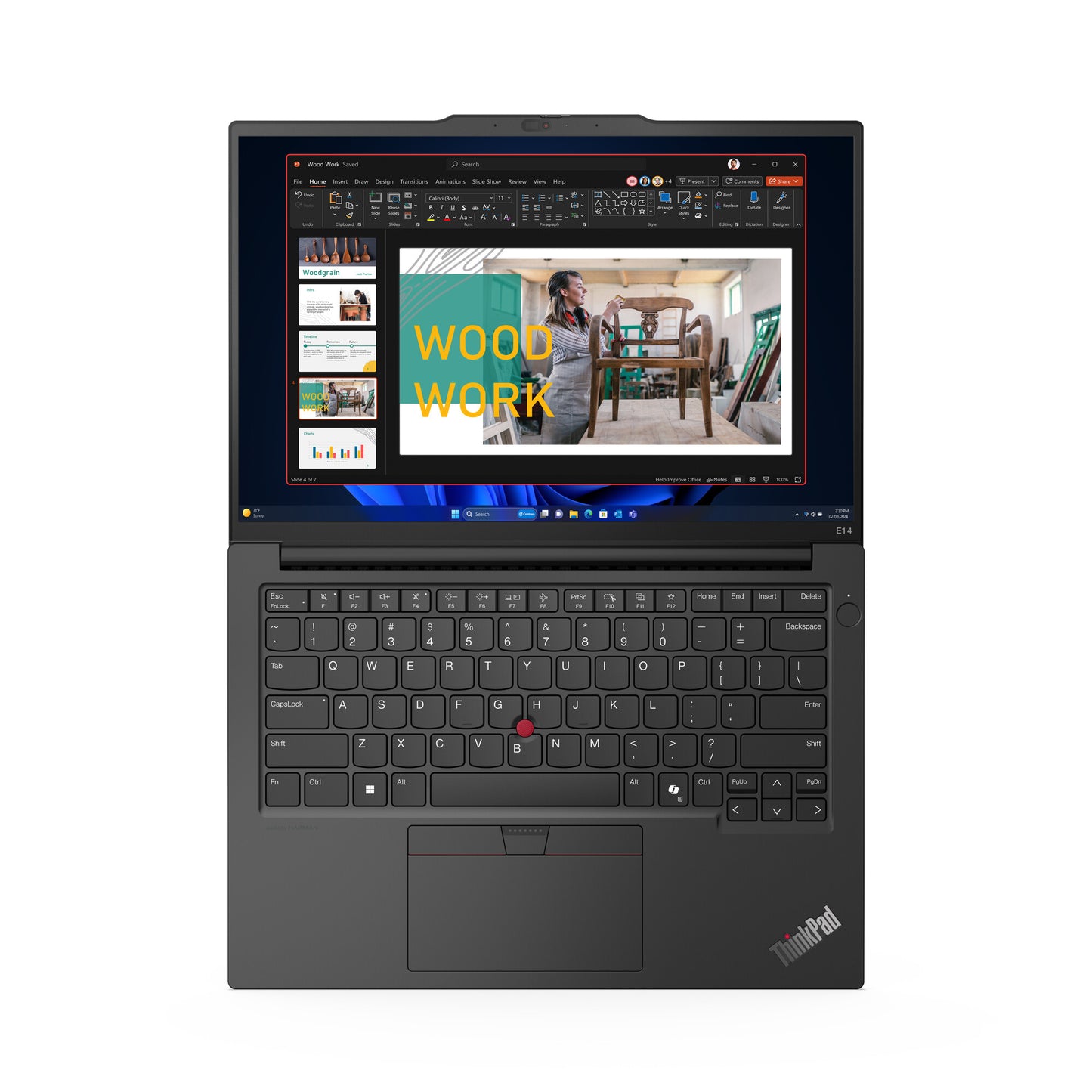 Lenovo ThinkPad E14 AMD Ryzen™ 5 7535HS Laptop 35.6 cm (14") WUXGA 16 GB DDR5-SDRAM 256 GB SSD Wi-Fi 6E (802.11ax) Windows 11 Pro Black