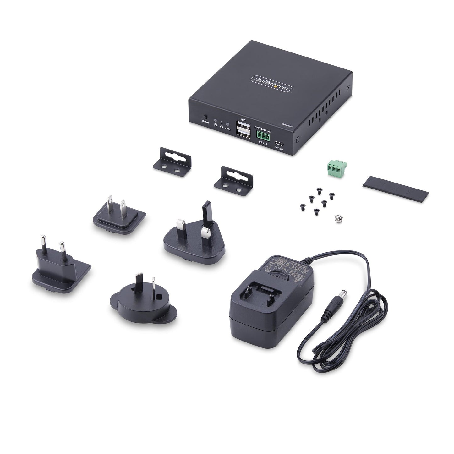StarTech.com HDMI KVM Receiver Over IP Network for the IH2006 Product Series, 4K 60Hz, Driverless, AVoIP, Includes Mounting Kit, Receiver Only