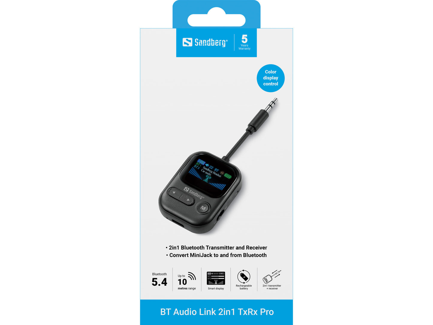 Sandberg BT Audio Link 2in1 TxRx Pro